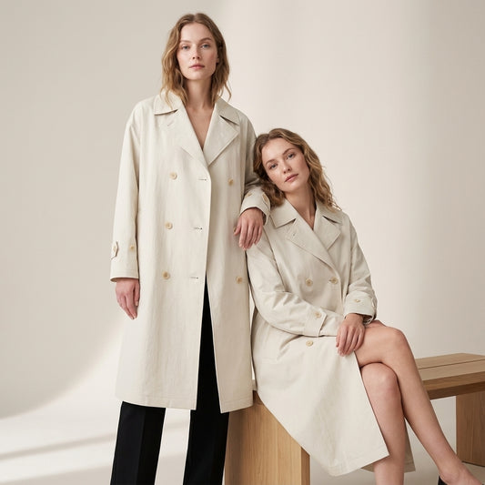 Smooth Double Breasted Windbreaker